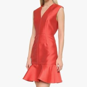 Carven orange/red dress